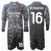 AC Milan Mike Maignan #16 Keeper Hjemmedraktsett Barn 2024-25 Langermet (+ korte bukser)